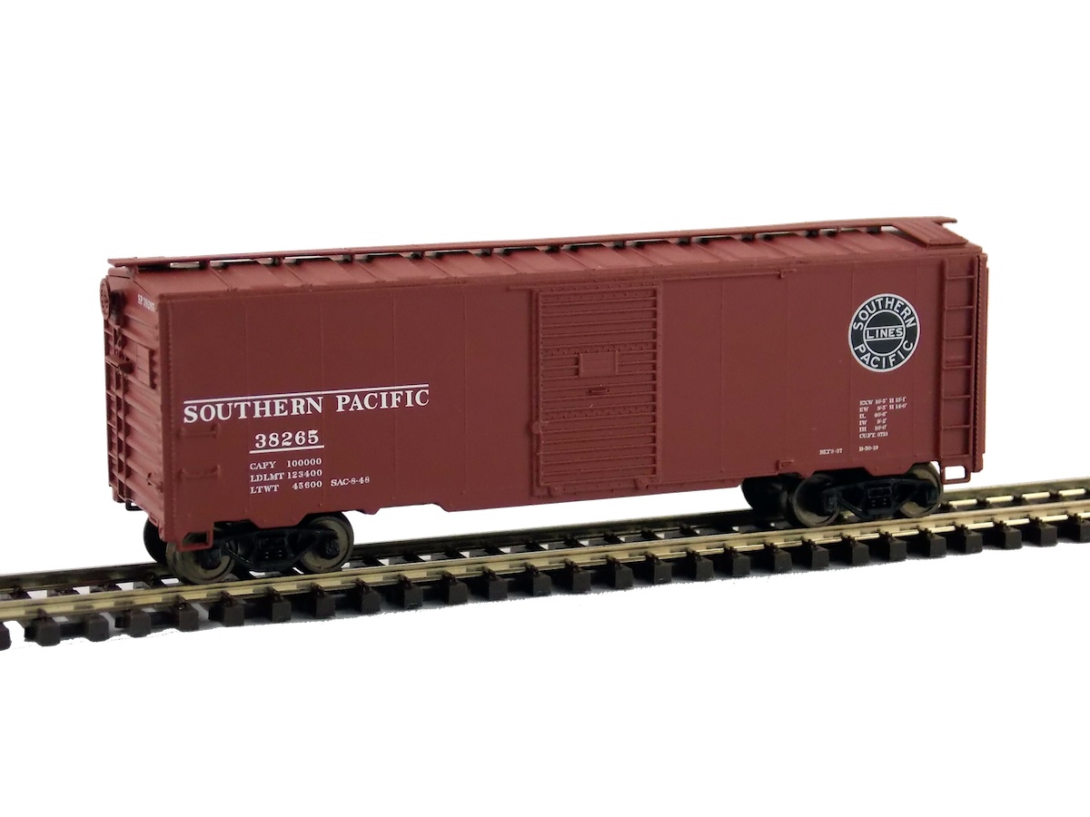 Southern Pacific 38265 Spelled Out – 40′ Steel Boxcar