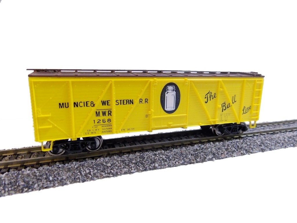 Muncie & Western 1268 „The Ball Line“ - Wood Boxcar