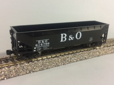 Baltimore & Ohio Class W-7B AAR 3-bay-Offset Hopper (Billboard Scheme II) - TT 1:120