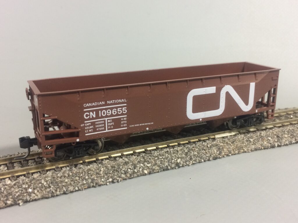 Canadian National AAR 3-bay-Offset Hopper (Noodle) - TT 1:120