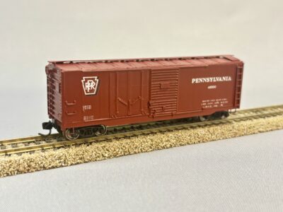 PRR 49300 Pennsylvania - 40' Combo Door Steel Boxcar - RTR - TT 1:120