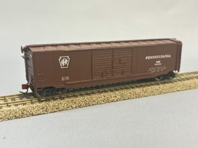 PRR 540769 Pennsylvania - 50' Double Door Steel Boxcar - RTR - TT 1:120